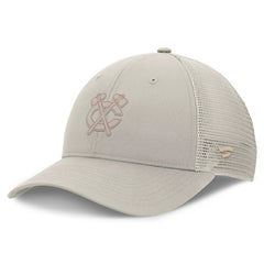 Chicago Blackhawks Fanatics Women's Authentic Pro Road Trucker Adjustable Hat - Tan | US 200897999