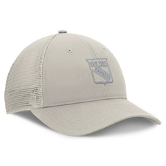 New York Rangers Fanatics Women's Authentic Pro Road Trucker Adjustable Hat - Tan | US 200898006