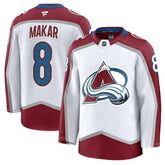 Cale Makar Colorado Avalanche Fanatics Away Premium Jersey - White | US 200899089