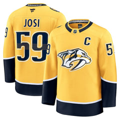 Roman Josi Nashville Predators Fanatics Home Premium Jersey - Yellow | US 200899143