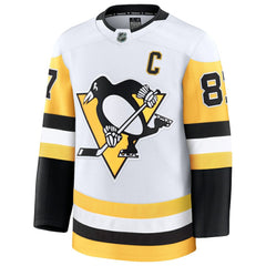 Sidney Crosby Pittsburgh Penguins Fanatics Away Premium Jersey - White | US 200899190