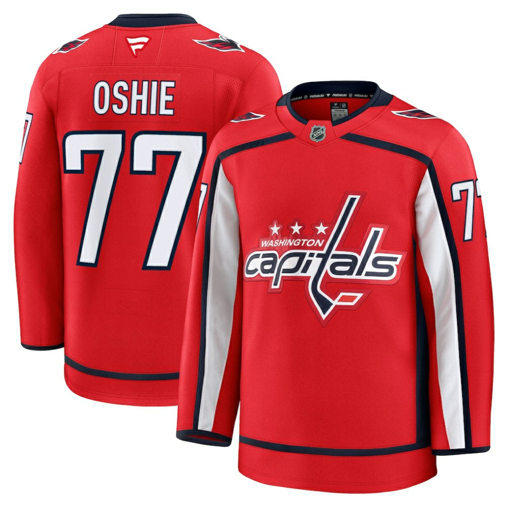 TJ Oshie Washington Capitals Fanatics Home Premium Jersey - Red | US 200899258