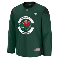 Minnesota Wild Fanatics Practice Jersey - Green | US 200899804