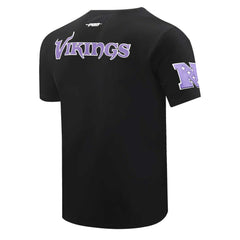 Minnesota Vikings Pro Standard Retro Striper T-Shirt - Black T-shirts