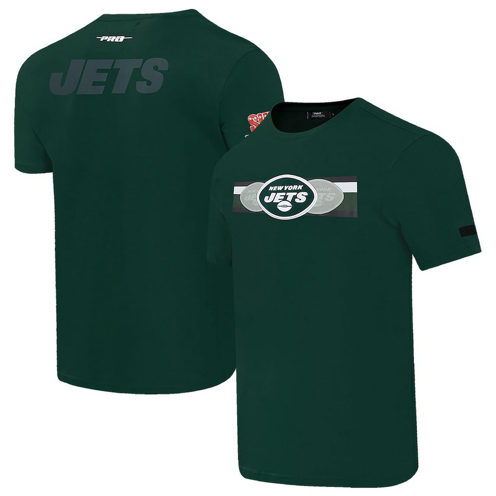 New York Jets Pro Standard Retro Striper T-Shirt - Green T-shirts