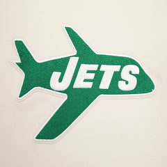 New York Jets Pro Standard Retro Classics Fleece Pullover Sweatshirt - Cream Pullover