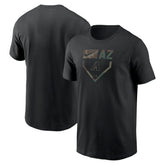 Arizona Diamondbacks Nike Camo T-Shirt - Black T-shirts