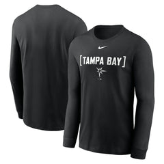 Tampa Bay Rays Nike Local Nickname Long Sleeve T-Shirt - Black T-shirts