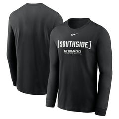 Chicago White Sox Nike Local Nickname Long Sleeve T-Shirt - Black T-shirts