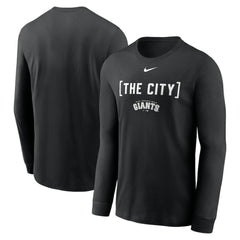 San Francisco Giants Nike Local Nickname Long Sleeve T-Shirt - Black T-shirts