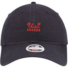 USWNT New Era Women's Throwback 9TWENTY Adjustable Hat Navy - New Era on sale
