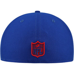 New York Giants New Era Checkered Undervisor 59FIFTY Fitted Hat - Royal Hats