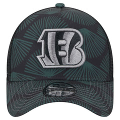 Cincinnati Bengals New Era Agave Trucker 9FORTY Adjustable Hat - Black Hats