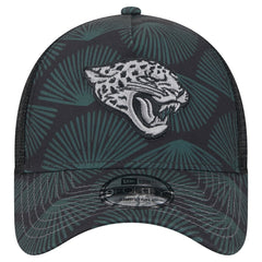 Jacksonville Jaguars New Era Agave Trucker 9FORTY Adjustable Hat - Black Hats