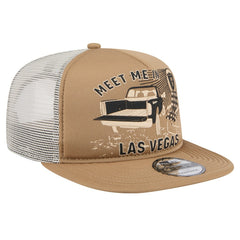 Las Vegas Raiders New Era Meet Me 9FIFTY Snapback Hat - Tan Hats