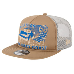 Los Angeles Rams New Era Meet Me 9FIFTY Snapback Hat - Tan Hats