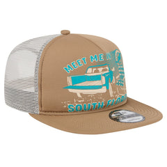 Miami Dolphins New Era Meet Me 9FIFTY Snapback Hat - Tan Hats