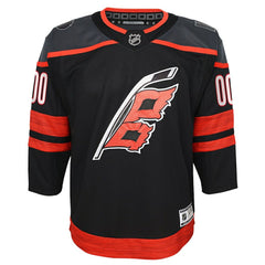 Carolina Hurricanes Youth Home Premier Custom Jersey - Black | US 200910429