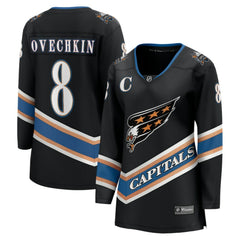 Alexander Ovechkin Washington Capitals Fanatics Women's 50th Anniversary Breakaway Jersey - Black | US 200910435