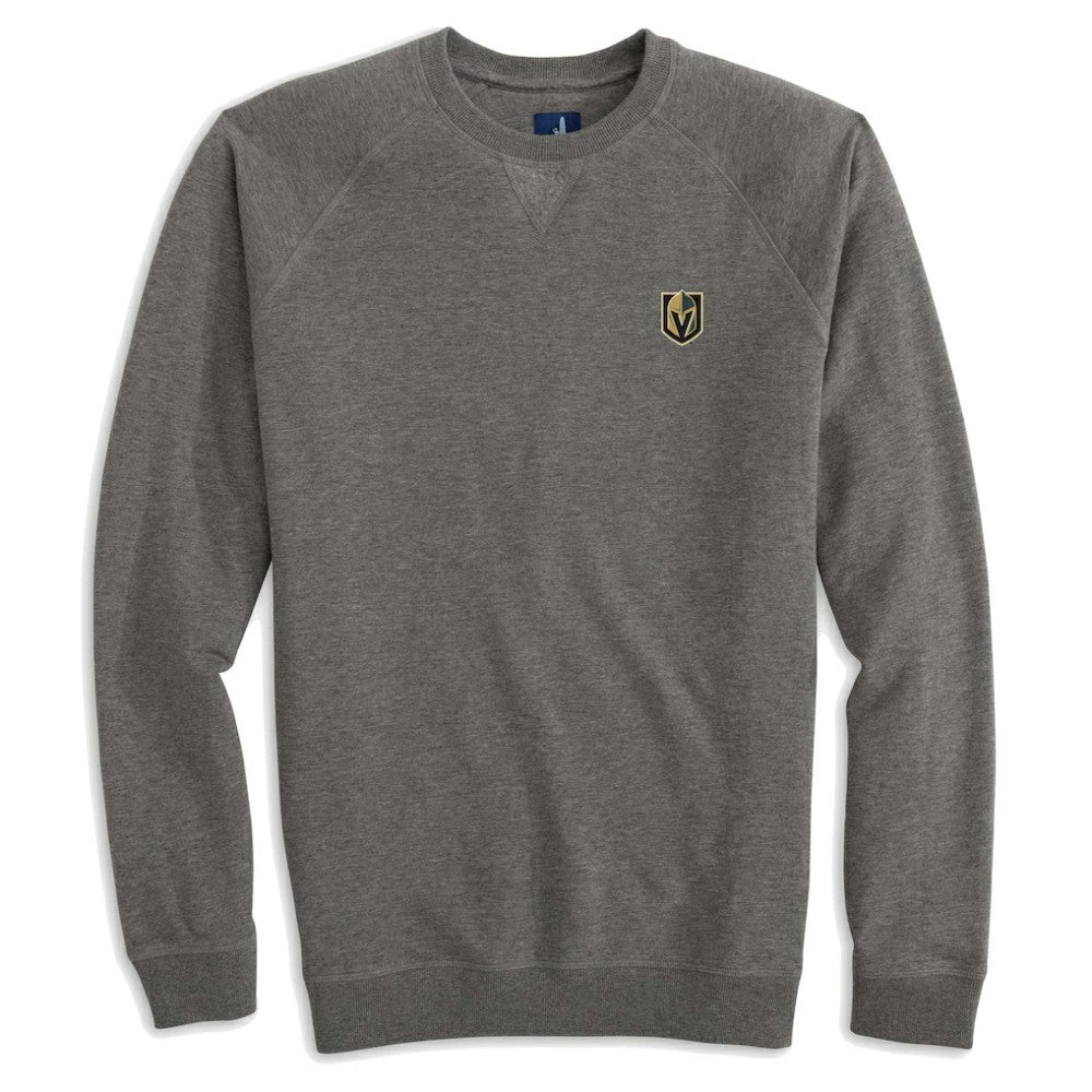Vegas Golden Knights johnnie-O Freeman Tri-Blend Raglan Pullover Sweatshirt - Gray | US 200910701