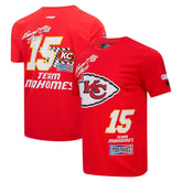 Patrick Mahomes Kansas City Chiefs Pro Standard Fast Lane Name & Number Player T-Shirt - Red T-shirts