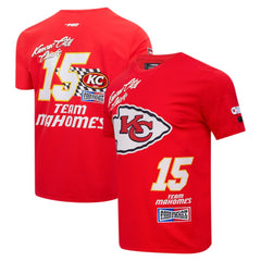 Patrick Mahomes Kansas City Chiefs Pro Standard Fast Lane Name & Number Player T-Shirt - Red T-shirts