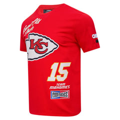 Patrick Mahomes Kansas City Chiefs Pro Standard Fast Lane Name & Number Player T-Shirt - Red T-shirts