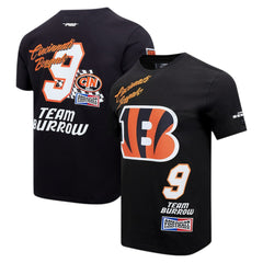 Joe Burrow Cincinnati Bengals Pro Standard Fast Lane Name & Number Player T-Shirt - Black T-shirts