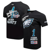 Jalen Hurts Philadelphia Eagles Pro Standard Fast Lane Name & Number Player T-Shirt - Black T-shirts