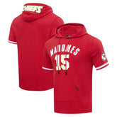 Patrick Mahomes Kansas City Chiefs Pro Standard Player Name & Number Hoodie T-Shirt - Red Hoodies