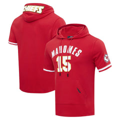 Patrick Mahomes Kansas City Chiefs Pro Standard Player Name & Number Hoodie T-Shirt - Red Hoodies