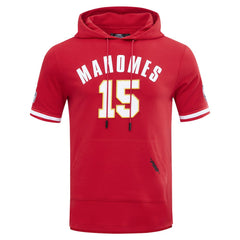 Patrick Mahomes Kansas City Chiefs Pro Standard Player Name & Number Hoodie T-Shirt - Red Hoodies
