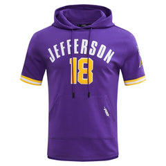 Justin Jefferson Minnesota Vikings Pro Standard Player Name & Number Hoodie T-Shirt - Purple Hoodies