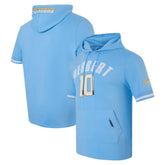 Justin Herbert Los Angeles Chargers Pro Standard Player Name & Number Hoodie T-Shirt - Powder Blue Hoodies