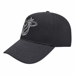 Miami Heat Pro Standard Paint the City Pinch Front Snapback Hat Black