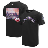 Cincinnati Reds Pro Standard Cityscape T-Shirt - Black T-shirts