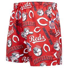 Cincinnati Reds Pro Standard Toss Logo Woven Shorts - Black Shorts