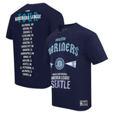 Seattle Mariners Pro Standard Oversized City Tour T-Shirt - Navy T-shirts