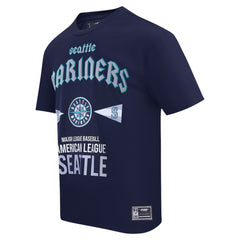 Seattle Mariners Pro Standard Oversized City Tour T-Shirt - Navy T-shirts