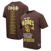 San Diego Padres Pro Standard Oversized City Tour T-Shirt - Brown T-shirts