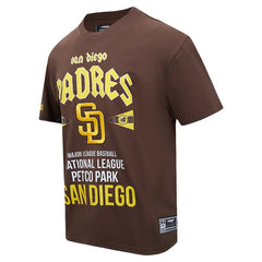 San Diego Padres Pro Standard Oversized City Tour T-Shirt - Brown T-shirts