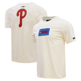 Philadelphia Phillies Pro Standard Club Member Badge T-Shirt - Cream T-shirts