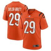 Cam Taylor-Britt Cincinnati Bengals Alternate Game Jersey - Orange Jerseys