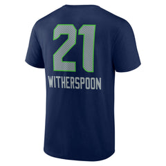 Devon Witherspoon Seattle Seahawks Team Wordmark Player Name & Number T-Shirt - College Navy T-shirts