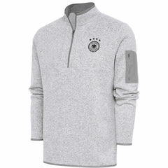 Germany National Team Elevate Quarter-Zip Pullover Heather Gray
