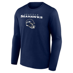 Jake Bobo Seattle Seahawks Team Wordmark Player Name & Number Long Sleeve T-Shirt - College Navy T-shirts