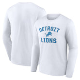 Detroit Lions Victory Arch Long Sleeve T-Shirt - White T-shirts
