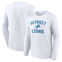Detroit Lions Victory Arch Long Sleeve T-Shirt - White T-shirts