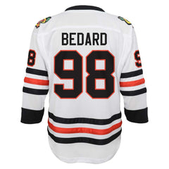 Connor Bedard Chicago Blackhawks Youth Away Replica Player Jersey - White | US 200937545
