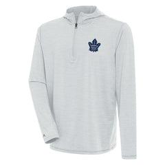 Toronto Maple Leafs Antigua Tidy Quarter-Zip Pullover Hoodie - Heather Gray | US 200939395